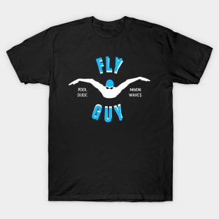 Mens Butterfly Fly Guy Swimmer Swimming Fan Gift T-Shirt